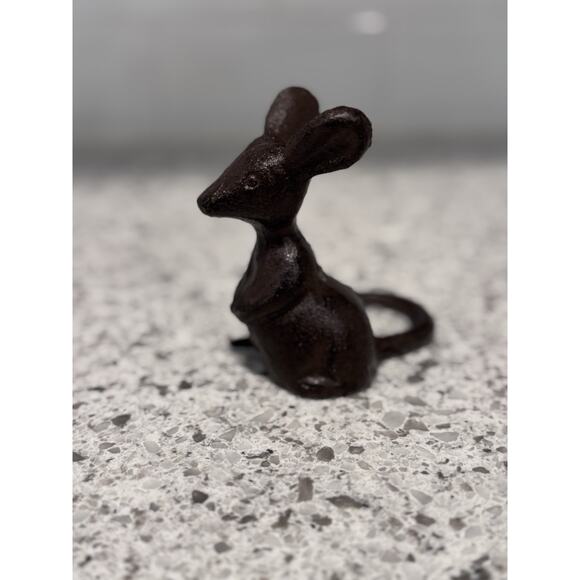 Vintage Cast Iron Mouse Figurine - - Picture 3 of 5
